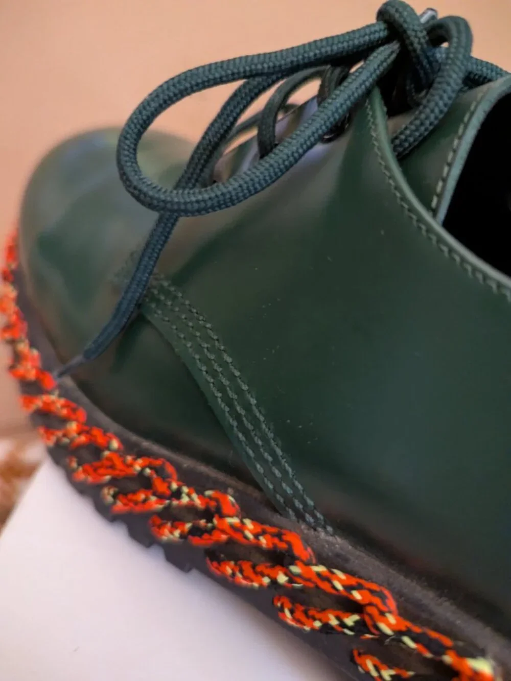 Balenciaga leather braided